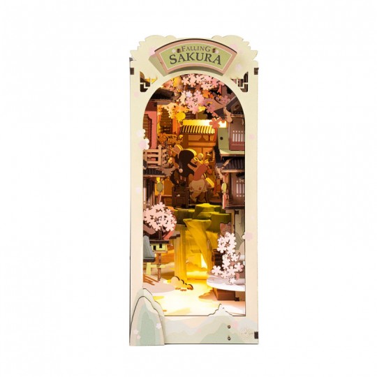 Falling Sakura - Book Nook Rolife Rolife - 1