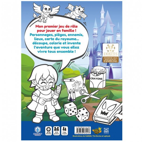 Mon Premier Jeu de Role Une Aventure à Colorier - Livre de règles Ynnis éditions - 1