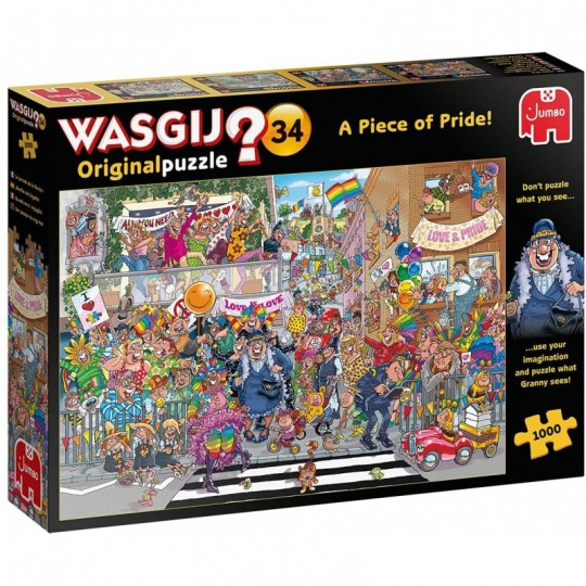 Puzzle 1000 pcs Wasgij Original 34 Défilé de la fierté Jumbo Diset - 1