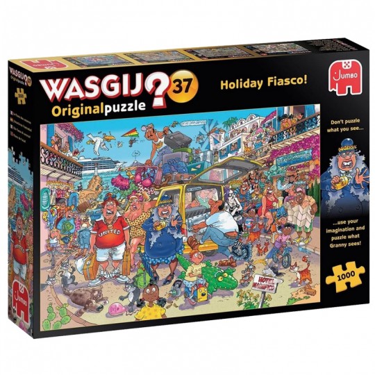 Puzzle 1000 pcs Wasgij Original 37 Holidays Fiasco Jumbo Diset - 1