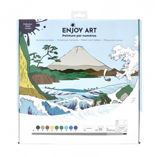 ENJOY ART - Peinture par numéros 30x30cm Le Mont Fuji Enjoy Art - 1