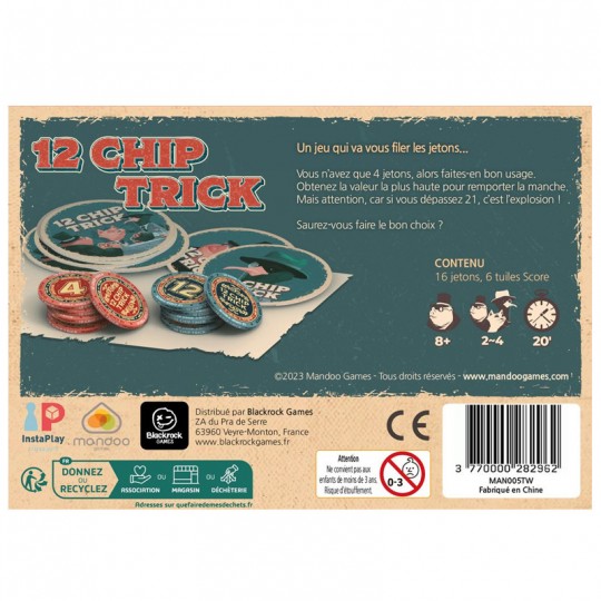 12 chip trick Mandoo Games - 2