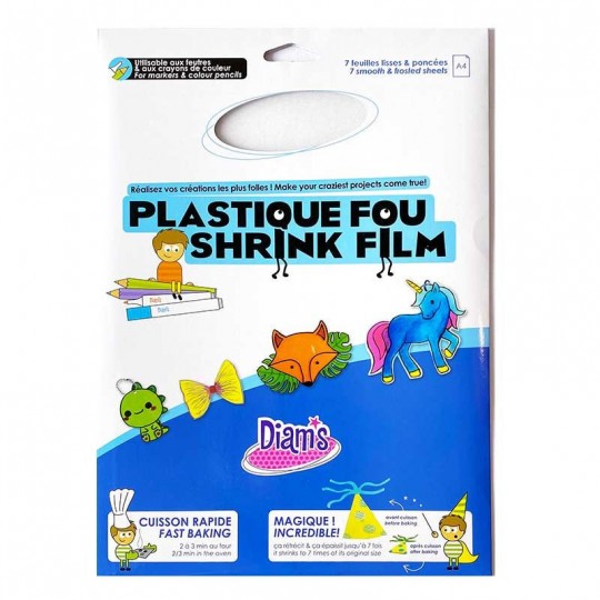 PLASTIQUE FOU DIAM'S 7 feuilles : Transparent Diam's - 1