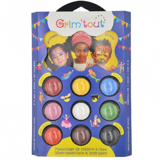 GRIM'TOUT Palette 9 couleurs - Carnaval Grim'Tout - 1