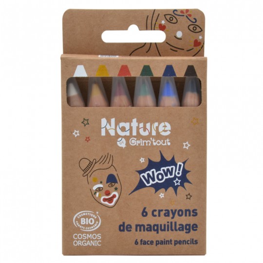 COSMOS ORGANIC - 6 crayons de maquillage - WOW! Nature by Grimtout Grim'Tout - 1