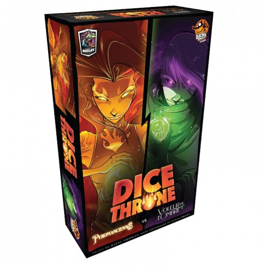 Dice Throne S1 - Pyromancienne Vs Voleur de l'Ombre Lucky Duck Games - 1