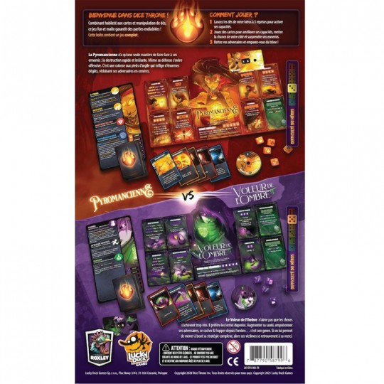 Dice Throne S1 - Pyromancienne Vs Voleur de l'Ombre Lucky Duck Games - 4