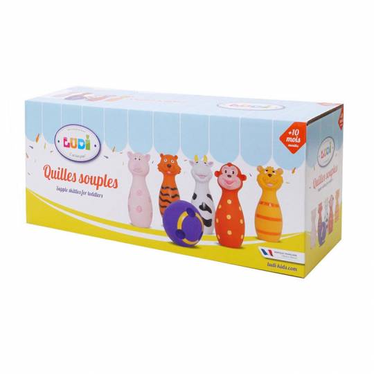 Jeu de Quilles souples Animaux - Ludi LUDI - 2