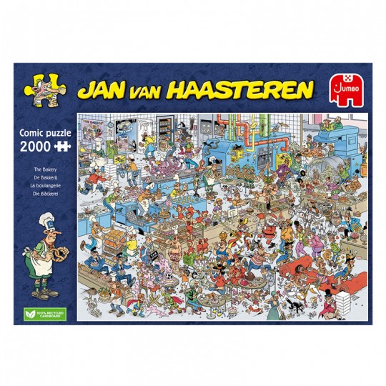 Puzzle The Bakery Jan van Haasteren 2000 pcs - Jumbo Dujardin - 1