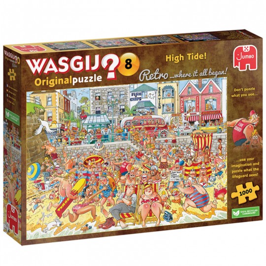 Puzzle Wasgij Retro Original 8 High Tide! 1000 pcs - Jumbo Dujardin - 1