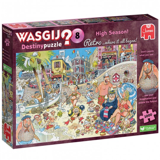 Puzzle Wasgij Retro Destiny 8 High season! 1000 pcs - Jumbo Dujardin - 1