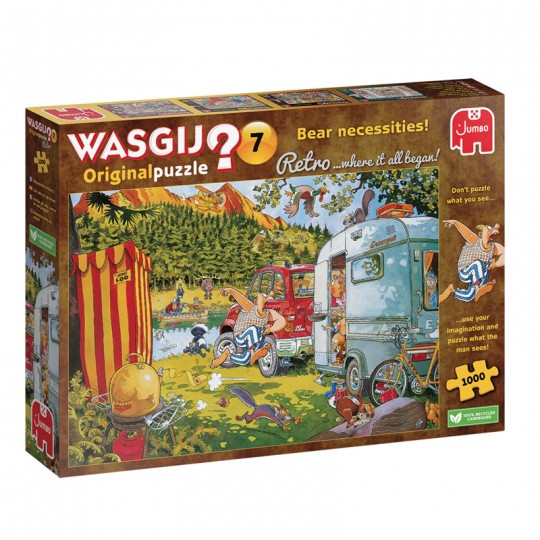 Puzzle Wasgij Retro Original 7 Bear necessities ! 1000 pcs - Jumbo Dujardin - 1