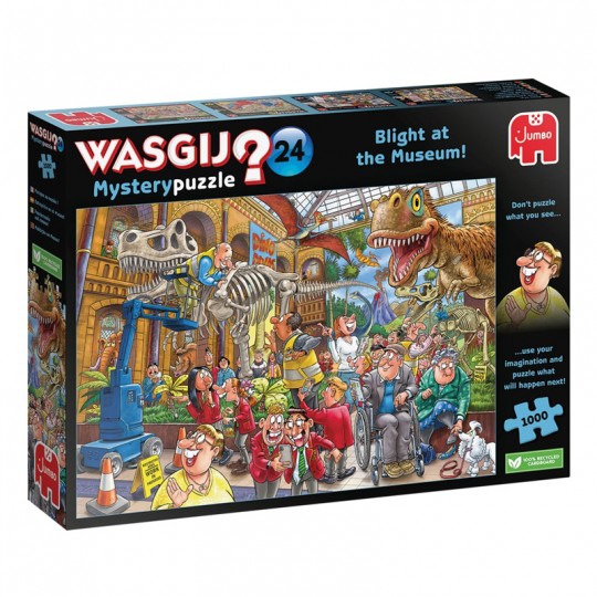Puzzle Wasgij Mystery 24 Blight at the Museum ! 1000 pcs - Jumbo Dujardin - 1