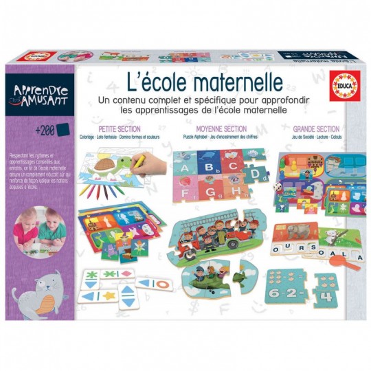 Kit Ecole Maternelle - Apprendre C'est Amusant - Educa Educa - 1