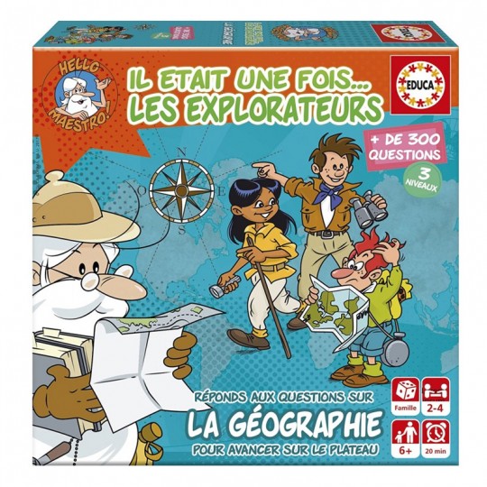 Mini jeu Il était une fois... Les explorateurs : La Géographie - Educa Educa - 2