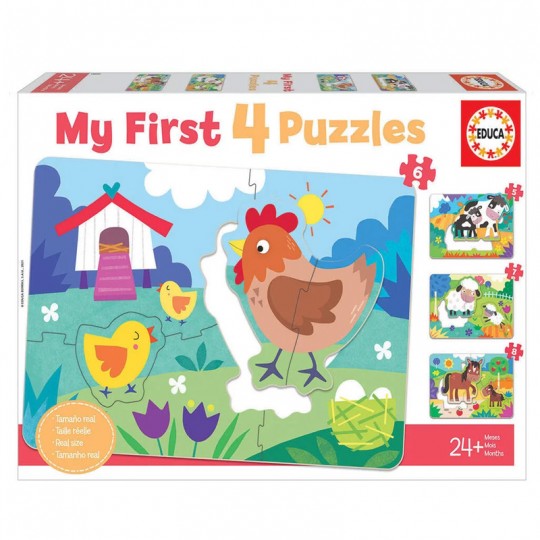 Puzzles Progressifs Mères et Bébés My First Puzzles 5+6+7+8 pcs - Educa Educa - 1