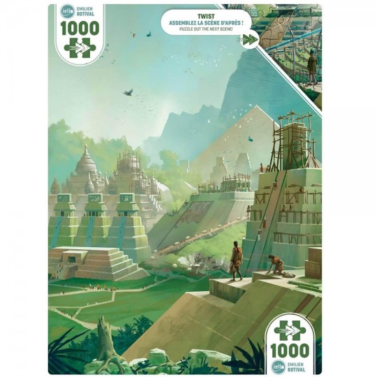 Puzzle TWIST 1000 pcs - Ancient Pyramids iello - 2