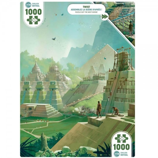 Puzzle TWIST 1000 pcs - Ancient Pyramids iello - 2