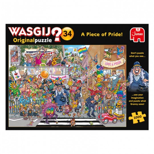 Puzzle 1000 pcs Wasgij Original 34 Défilé de la fierté Jumbo Diset - 2