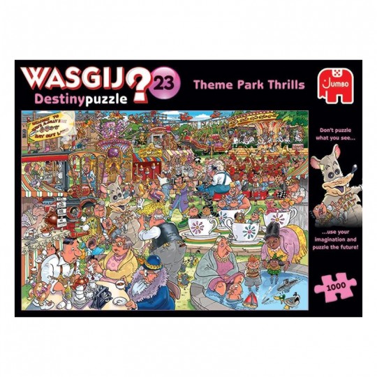 Puzzle 1000 pcs Wasgij Destiny 23 Theme Park Thrills Jumbo Diset - 2