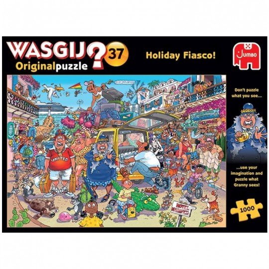 Puzzle 1000 pcs Wasgij Original 37 Holidays Fiasco Jumbo Diset - 2