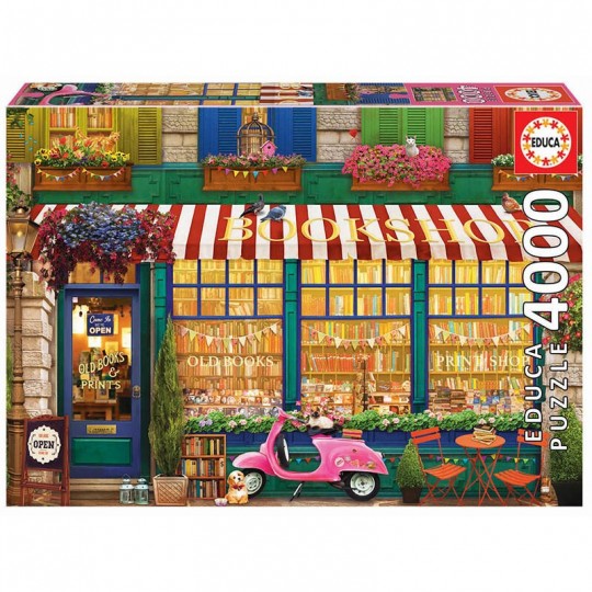 Puzzle 4000 pcs Librairie vintage - Educa Educa - 1