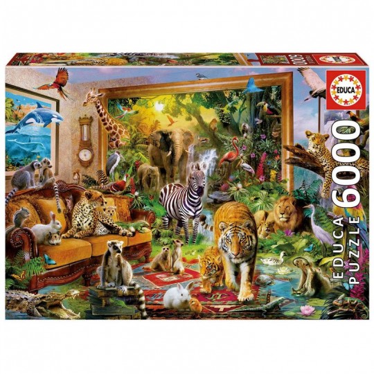 Puzzle 6000 pcs En entrant dans la chambre - Educa Educa - 1