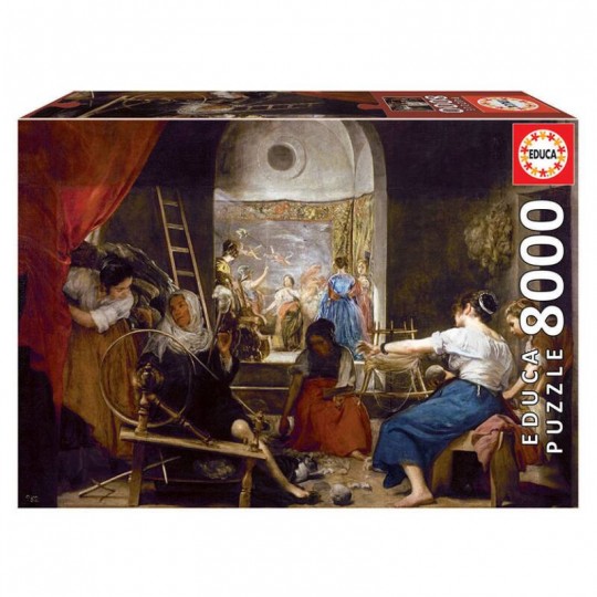 Puzzle 8000 pcs Les Fileuses ou La Légende d'Arachné, Diego Velázquez Educa - 1