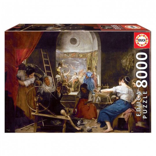 Puzzle 8000 pcs Les Fileuses ou La Légende d'Arachné, Diego Velázquez Educa - 1