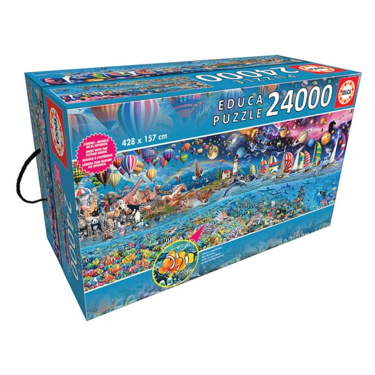 Puzzle 24000 pcs La vie, le grand défi - Educa Educa - 1