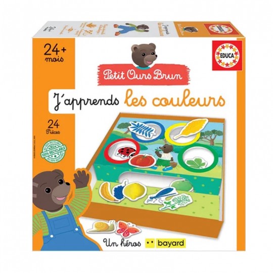 Petit ours brun - J'apprends les couleurs Educa - 2