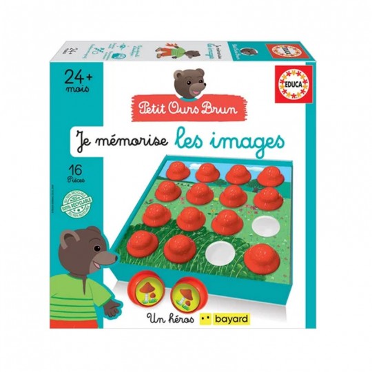 Petit ours brun - Je mémorise les images Educa - 1