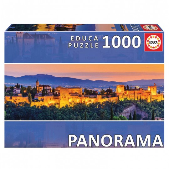 Puzzle 1000 pcs Panorama Alhambra, Granada - Educa Educa - 1