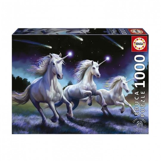 Puzzle 1000 pcs Licornes, Anne Stokes - Educa Educa - 1