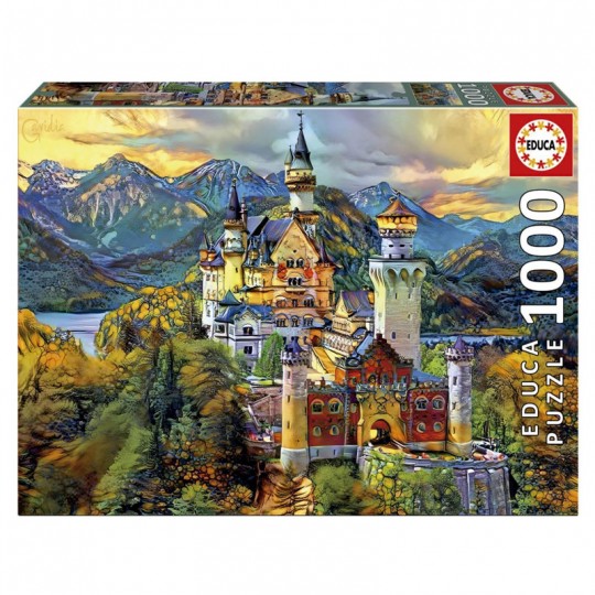 Puzzle 1000 pcs Château De Neuschwanstein - Educa Educa - 1