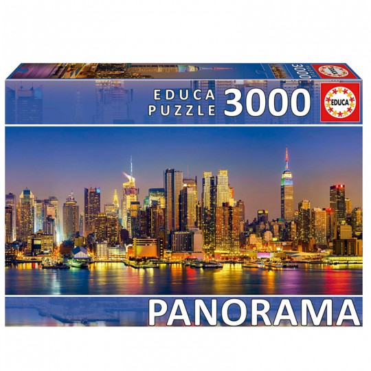 Puzzle 3000 pcs Horizon de New York "Panorama" - Educa Educa - 1