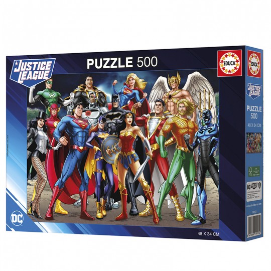Puzzle 500 pcs Justice League DC Comics - Educa Educa - 1