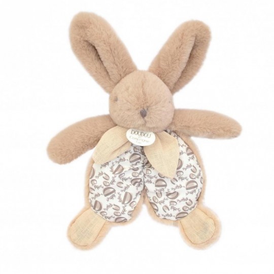 DOUDOU lapin beige : Doudou plat 18 cm - Doudou et Compagnie Doudou et compagnie - 1