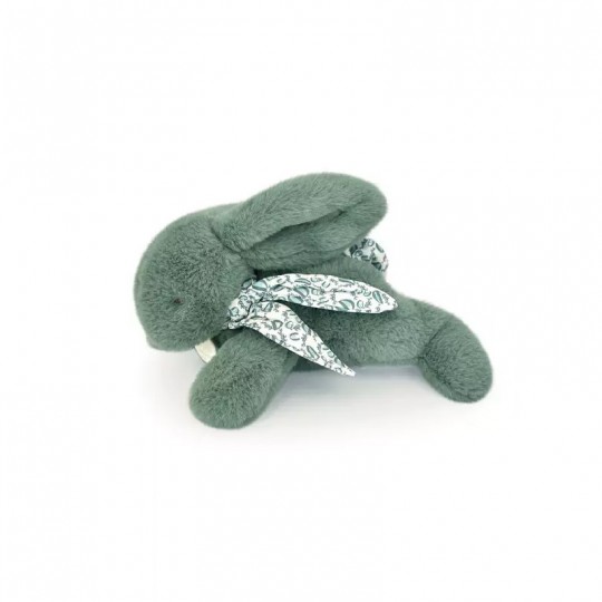 Lapin DOUDOU : Peluche lapin Vert 25 cm - Doudou et Compagnie Doudou et compagnie - 1