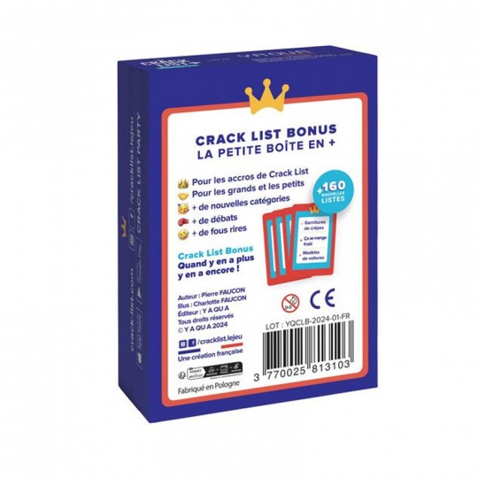 Extension "Crack List +" (Bonus 1) Yaqua - 2