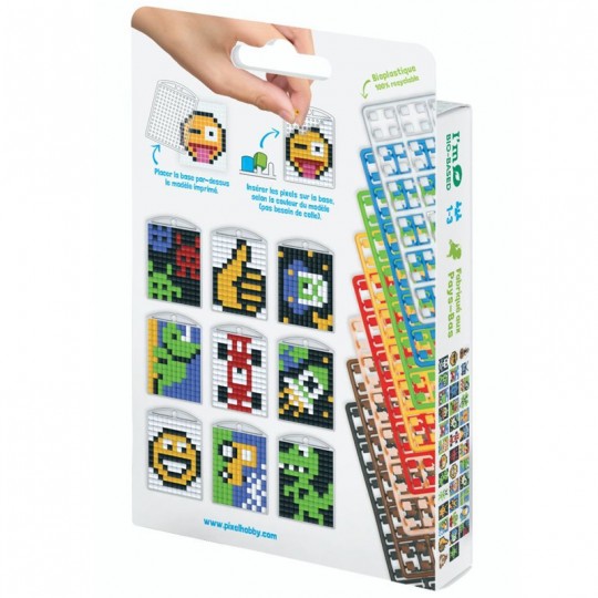 PIXEL Kit créatif 3 porte-clés + livret 38 modèles - Fun Pixel - 1