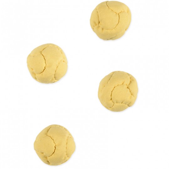 Lot de 4 balles de couleur - JAUNE - GABAKY Gabaky - 1