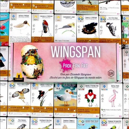 Wingspan Fan Art Pack Matagot - 4
