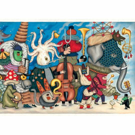 Puzzle Gallery - Fantasy Orchestra 500 pièces Djeco - 3