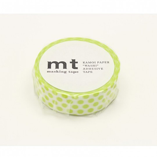 Masking Tape MT Dot lime Masking Tape - 2