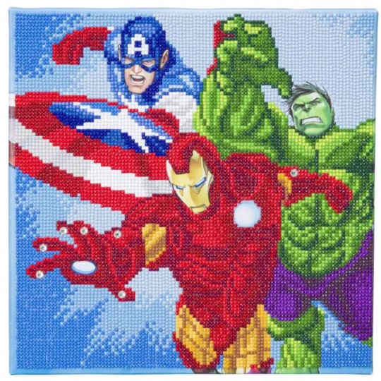 MARVEL Super-héros tableau à diamanter 30x30cm Crystal Art Crystal Art - 2