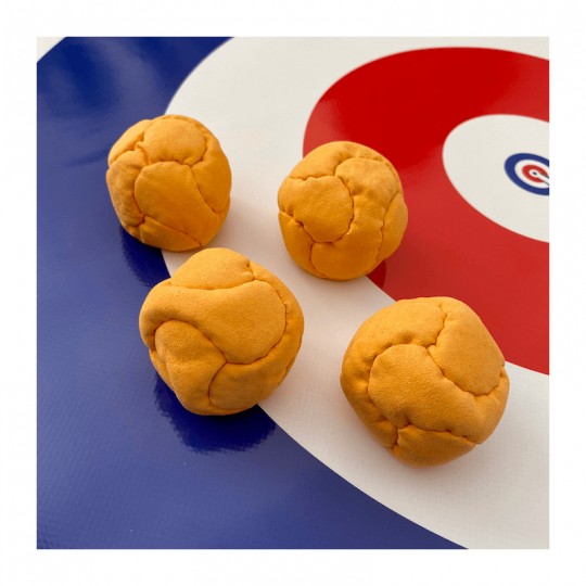 Lot de 4 balles de couleur - ORANGE - GABAKY Gabaky - 1