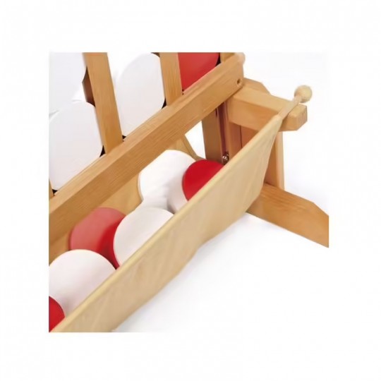 Puissance 4 artisanal XXL 90cm Holz-bi-ba-butze - 3