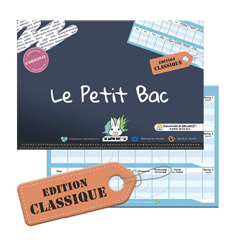 Boite de Le Petit Bac - Edition Classique