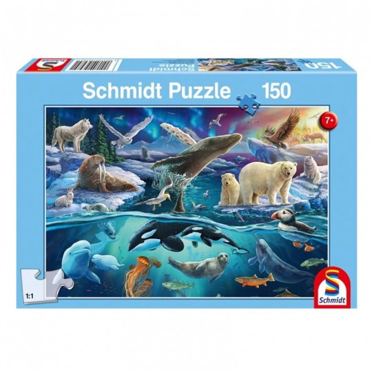 Puzzle 150 pcs Les animaux du Grand Nord - Puzzles Schmidt Schmidt - 1